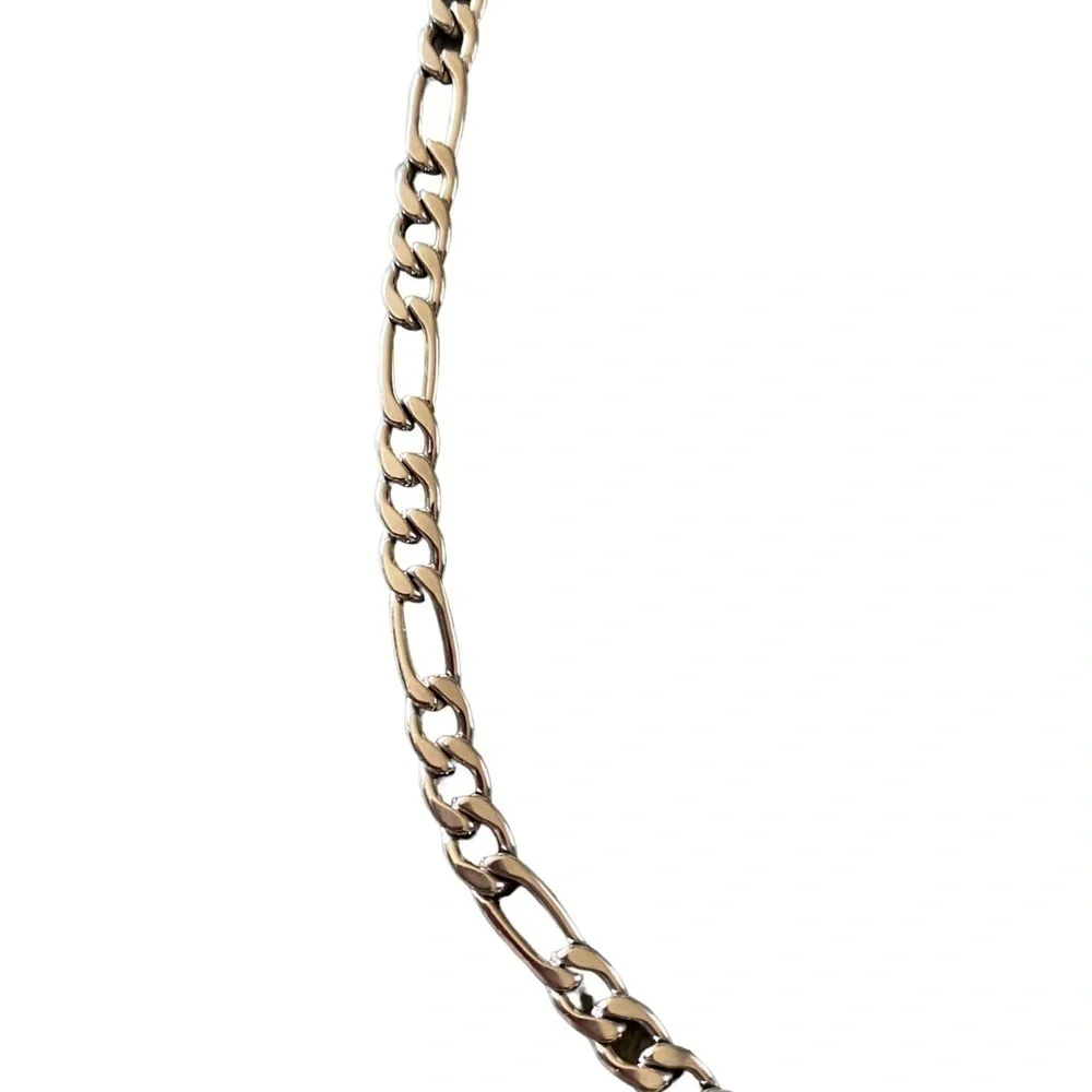 FIGARO LINK CHAIN-18 INCHES-STAINLESS STEEL